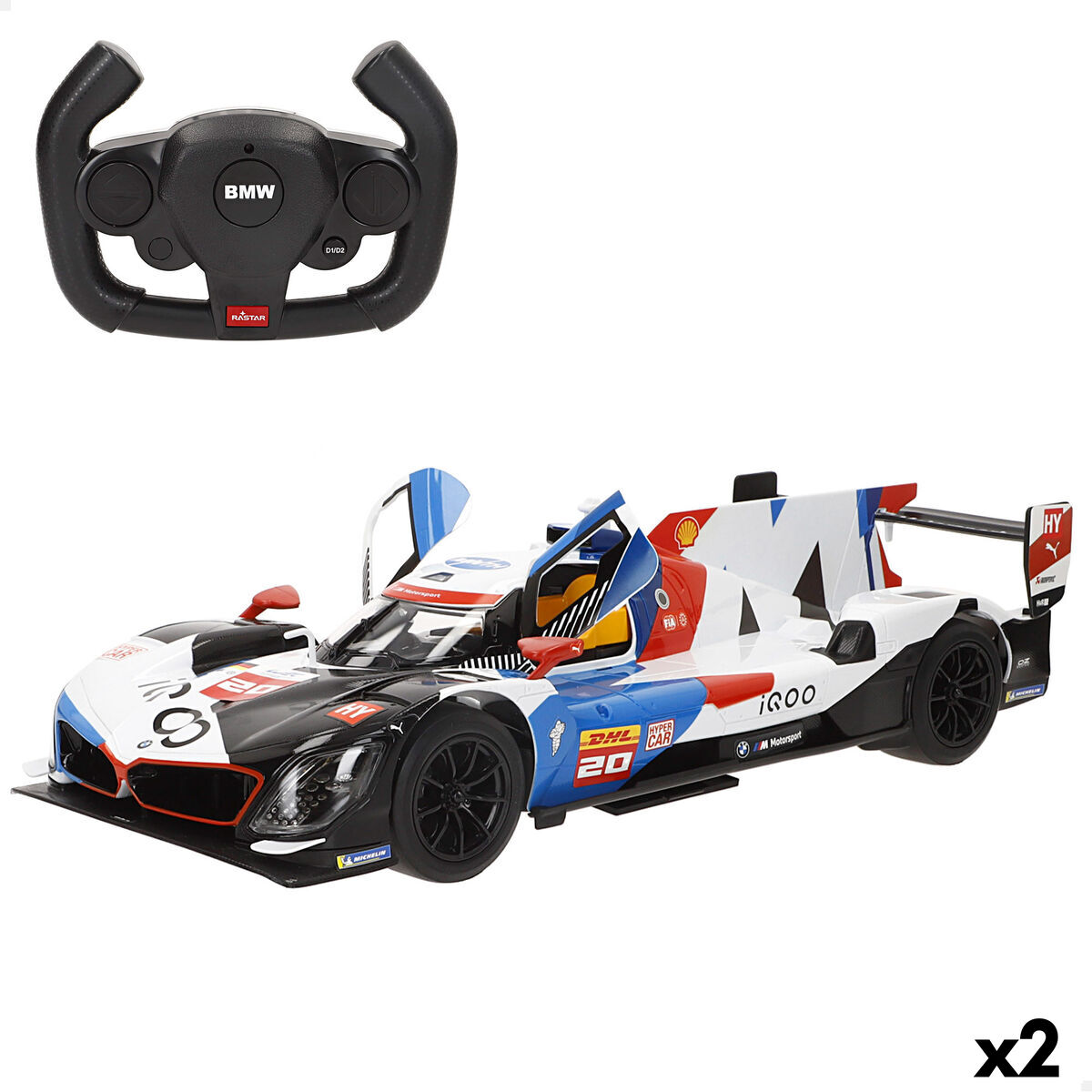 Mașină Radio Control BMW 35 X 10 X 14 CM (2 Unități)
