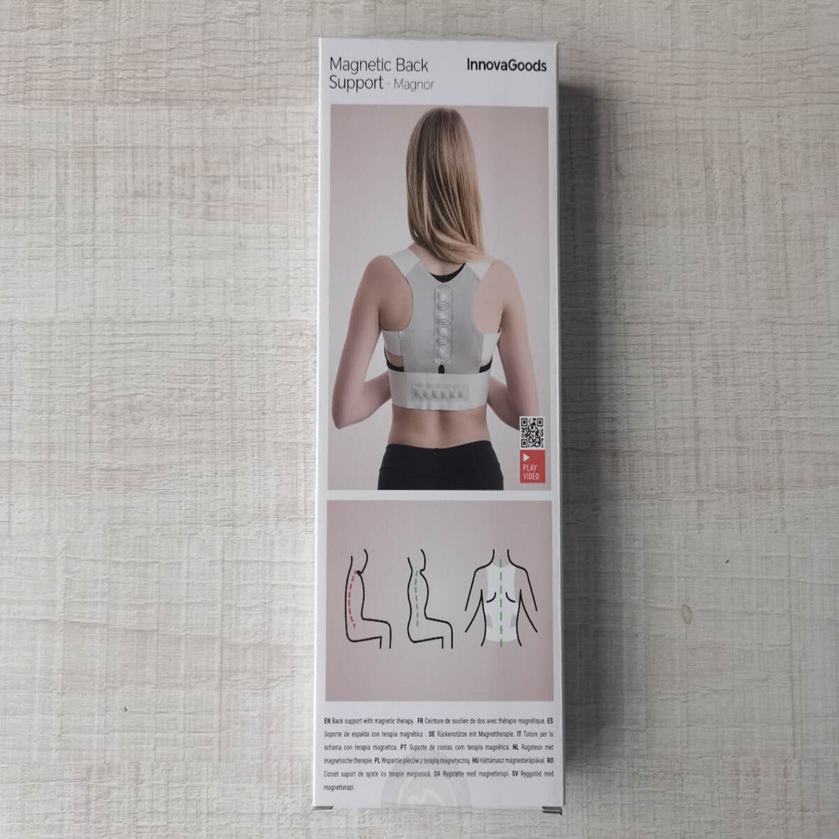Suport Corector pentru Spate Magnetic InnovaGoods