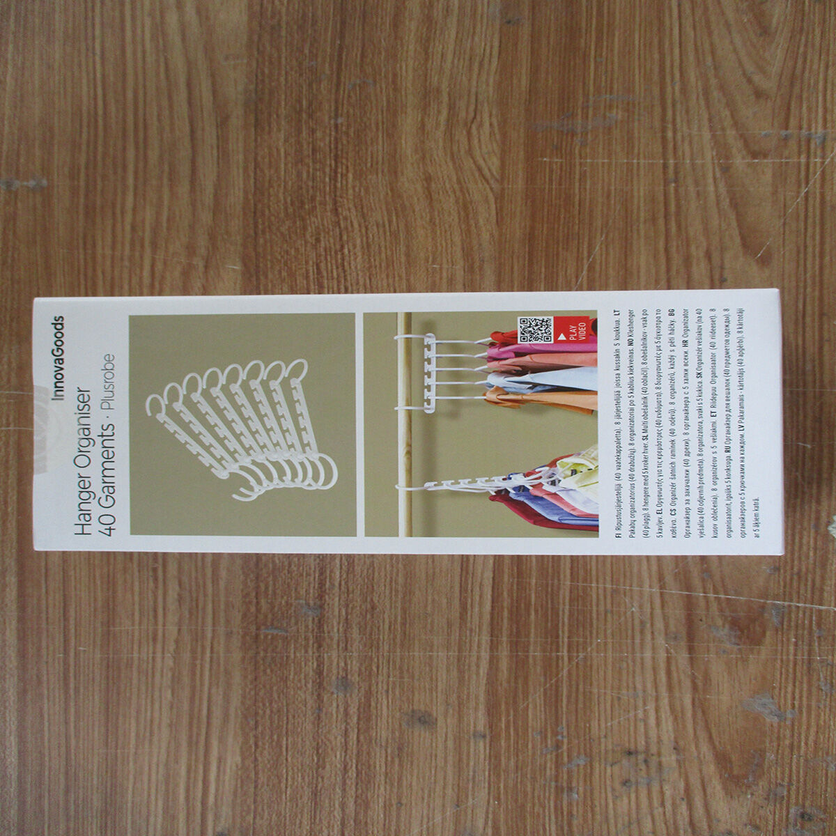 Organizator de Umerașe pentru 40 de Haine Plusrobe InnovaGoods 24 Piese