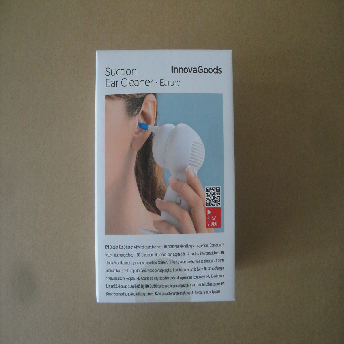 Curățător electric pentru urechi reutilizabil InnovaGoods