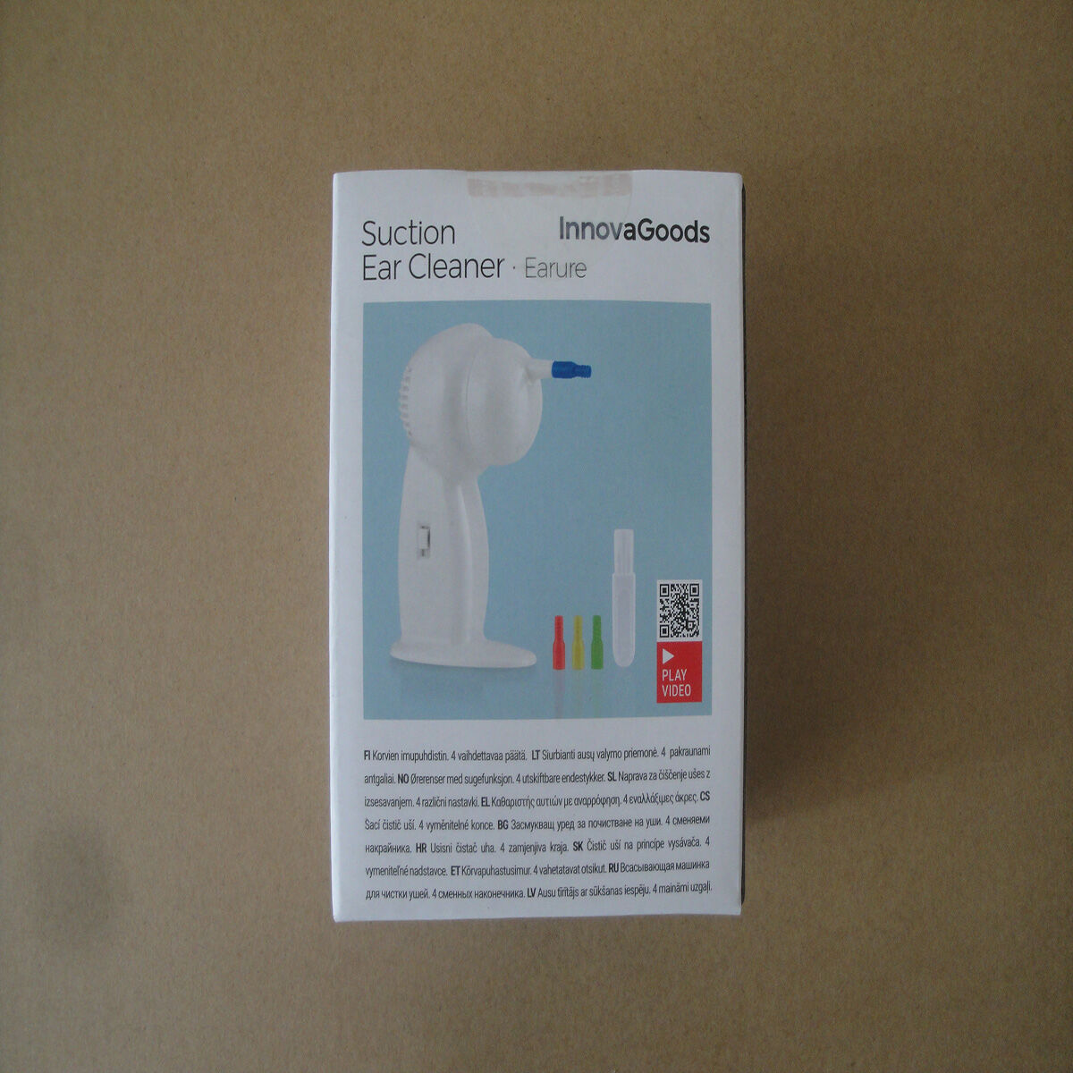 Curățător electric pentru urechi reutilizabil InnovaGoods