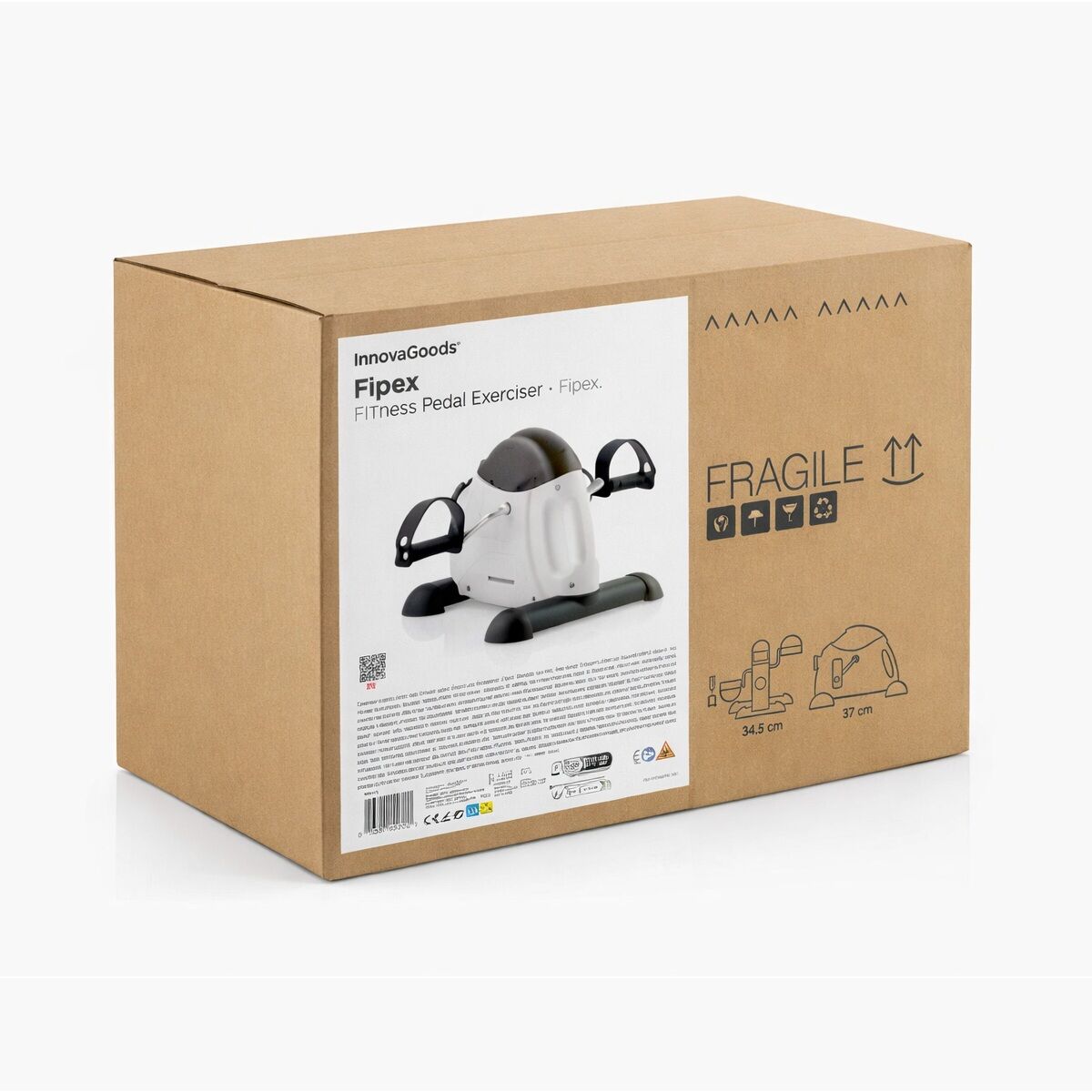 Aparat de exerciții cu pedale pentru brațe și picioare Fipex InnovaGoods