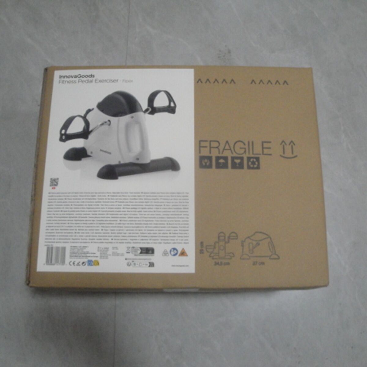 Aparat de exerciții cu pedale pentru brațe și picioare Fipex InnovaGoods