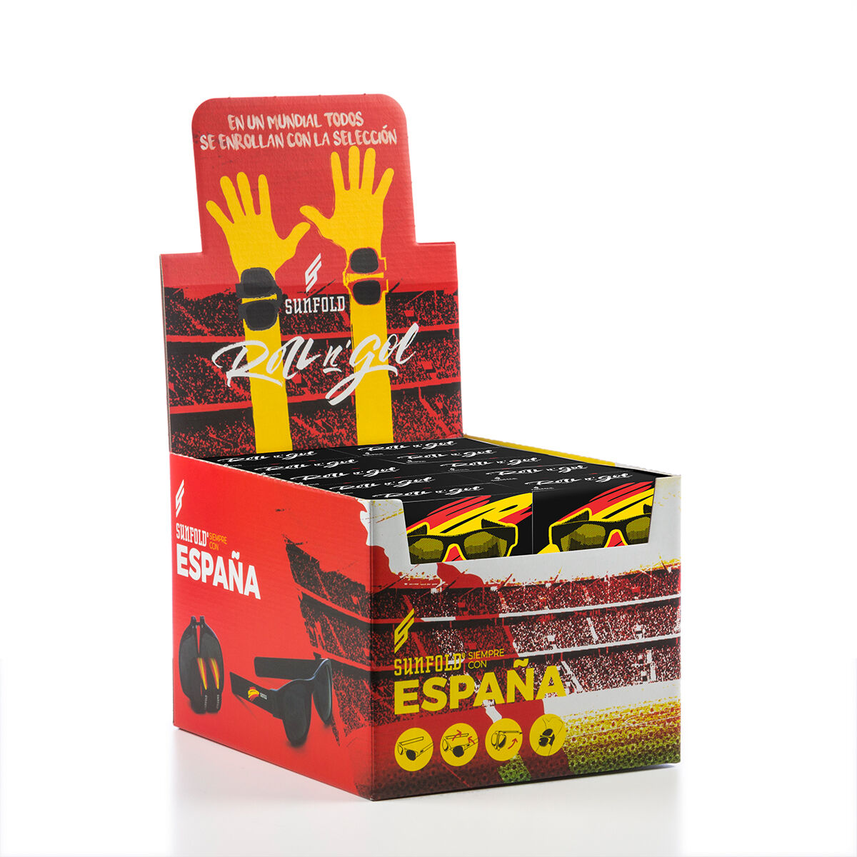 Ochelari de Soare Pliabili Sunfold Spain Black