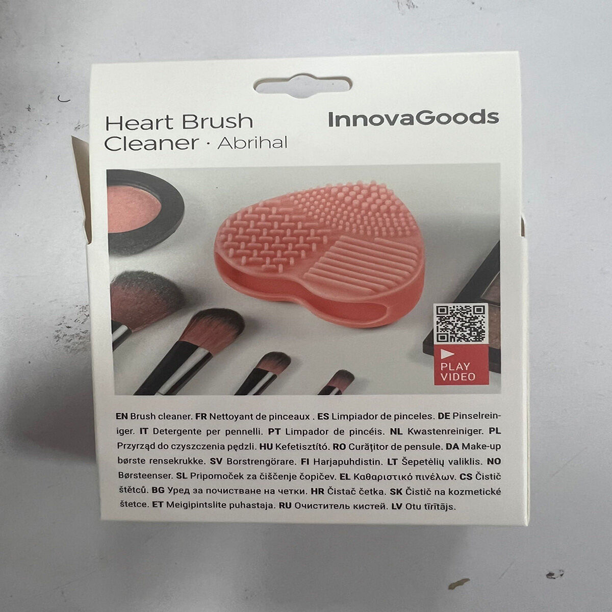 Aparat pentru curățarea pensulelor de machiaj Heart InnovaGoods