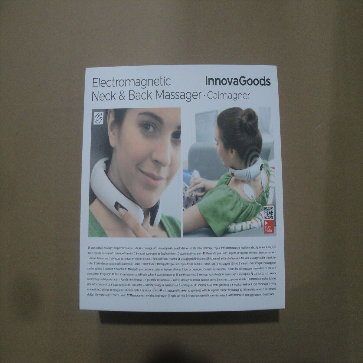 Aparat de Masaj pentru Gât și Spate Electromagnetic Calmagner InnovaGoods