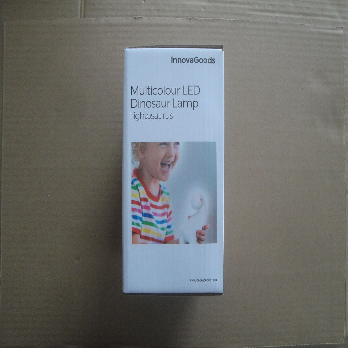 Lampă dinozaur LED multicolor Lightosaurus InnovaGoods