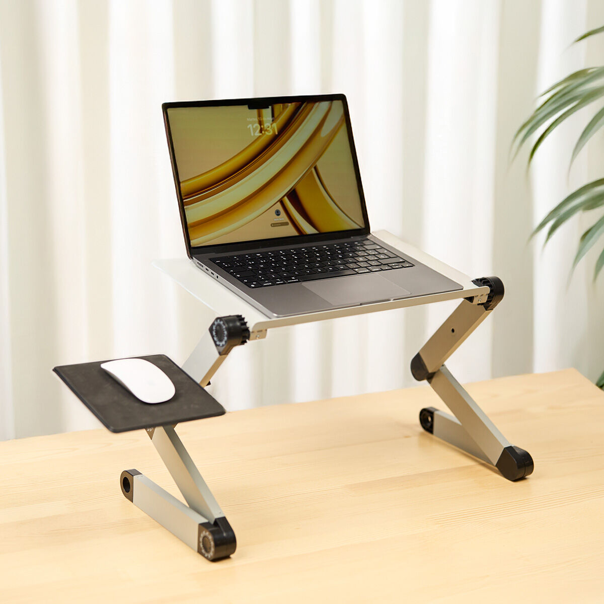 Masă reglabilă cu mai multe poziții pentru laptop Omnible InnovaGoods