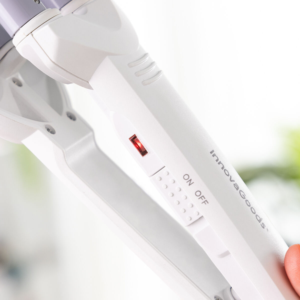 Placă de păr din ceramică pentru bucle Wavio InnovaGoods 55 W