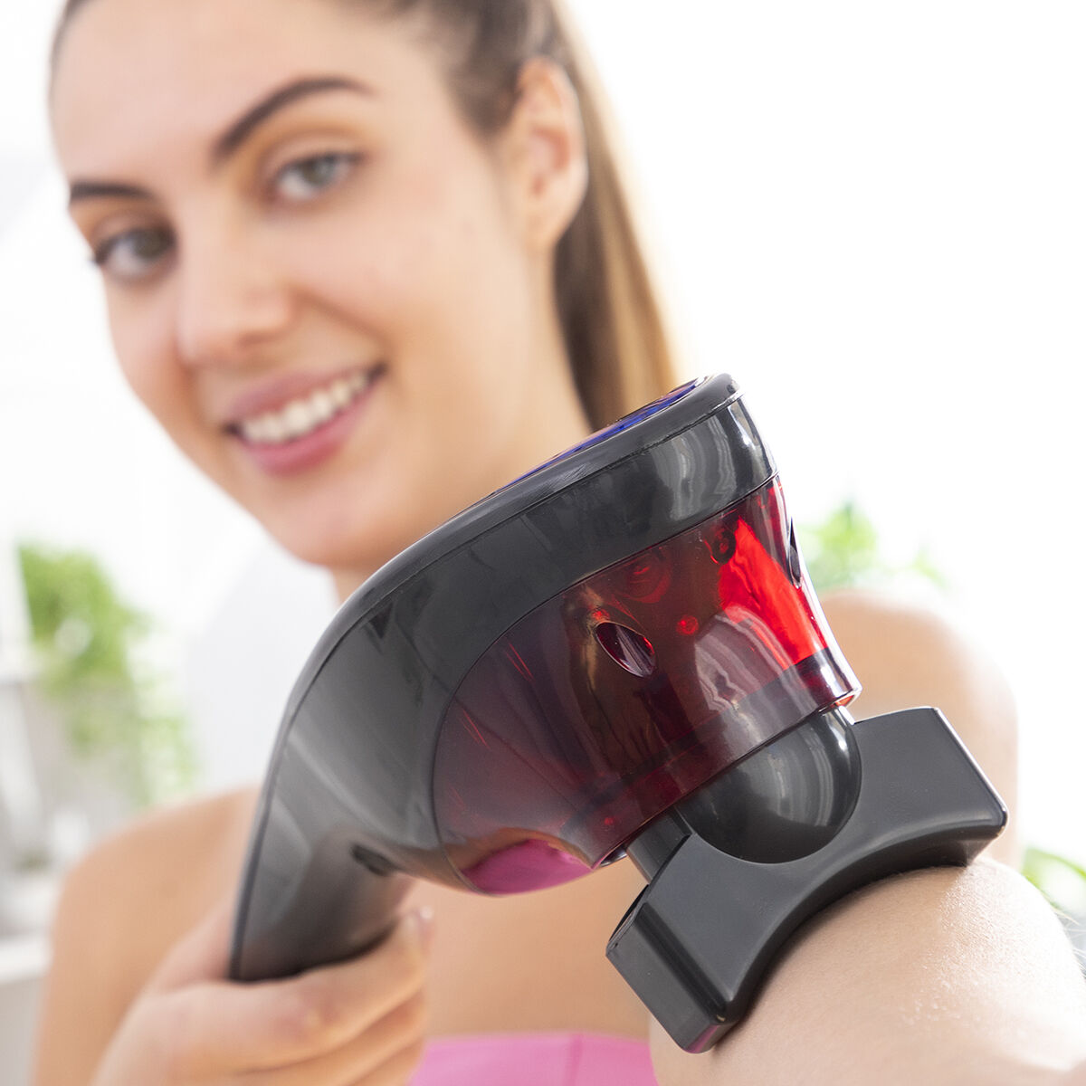 Aparat de masaj de mână reîncărcabil Masfin InnovaGoods