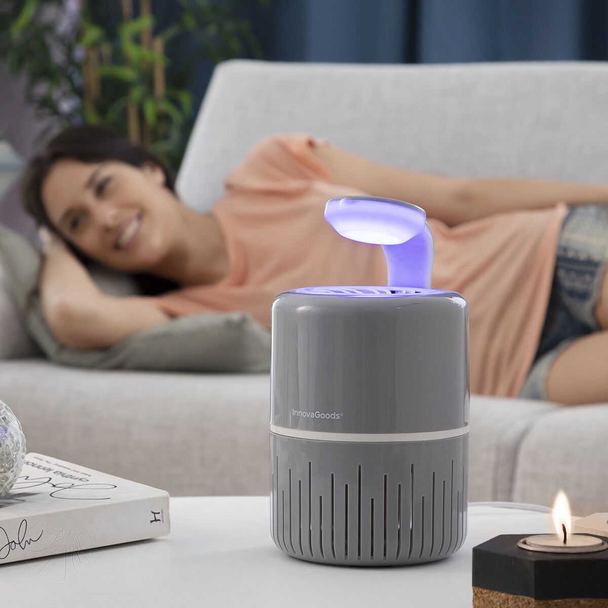 Lampă anti-țânțari prin aspirare KL Drain InnovaGoods