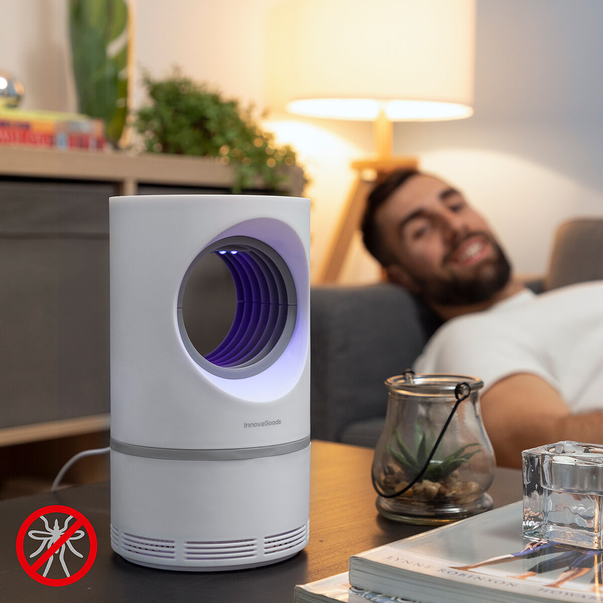 Lampă anti-țânțari prin aspirare KL Virvel InnovaGoods