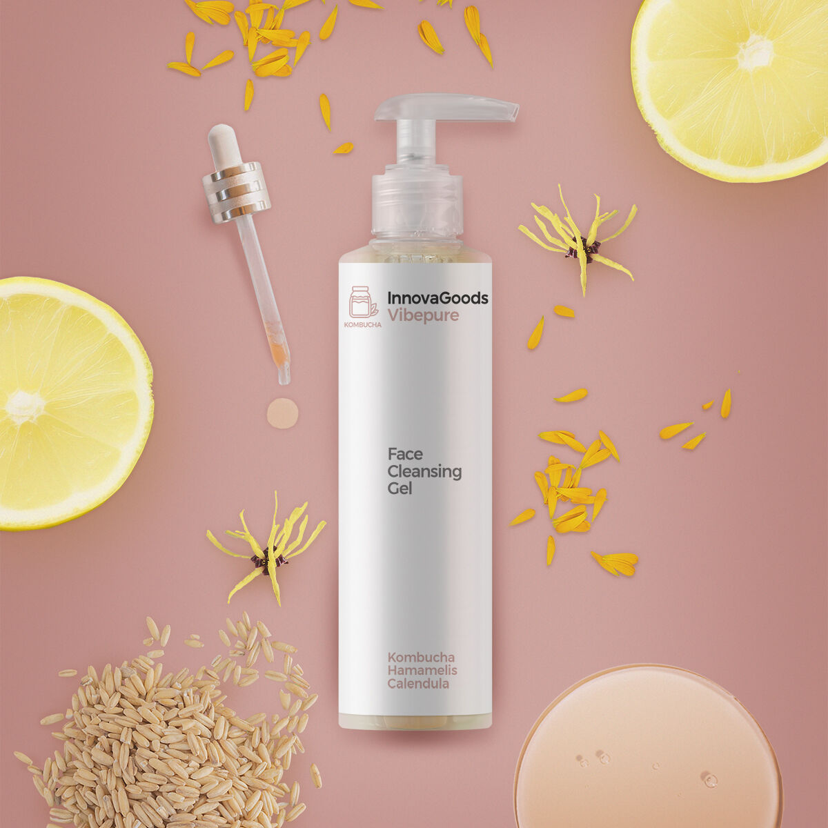 Gel de Curățare pentru Față Kombucha Vibepure InnovaGoods 200 ml