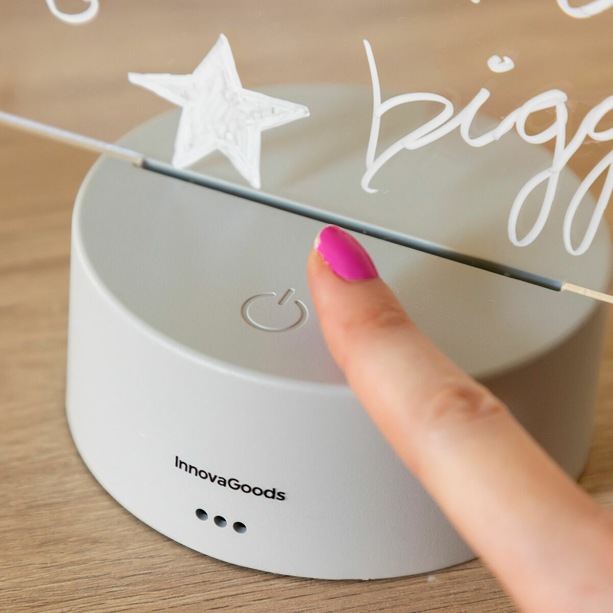 Panou de mesaje și notițe cu LED Lemo InnovaGoods