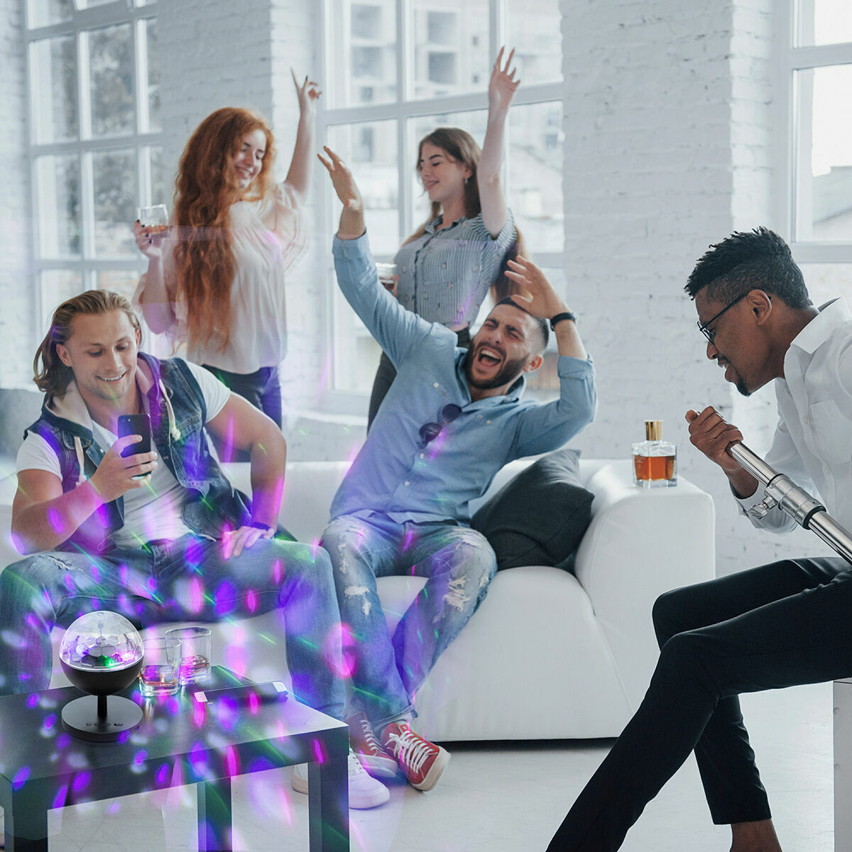 Proiector LED Reîncărcabil cu Difuzor Istarlyt InnovaGoods