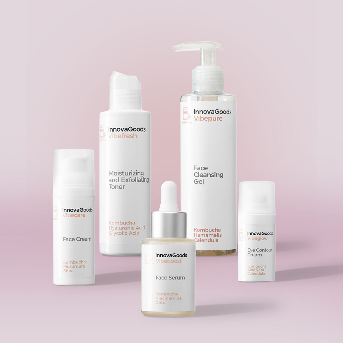 Set pentru rutină facială Kombucha InnovaGoods