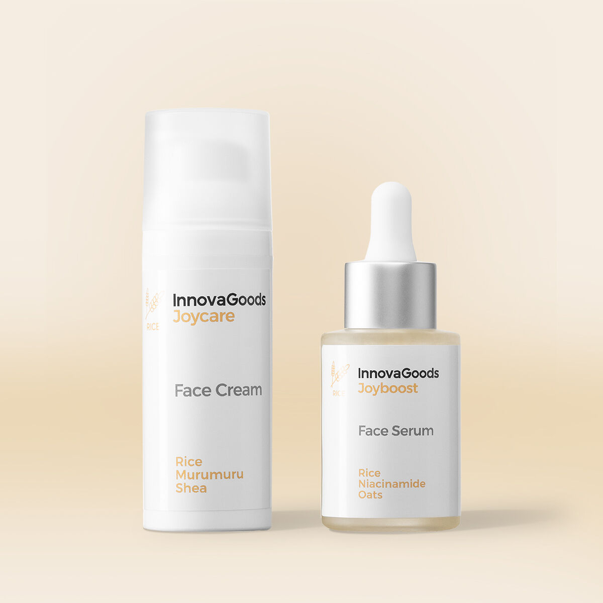 Set duo pentru hidratarea facială Rice InnovaGoods