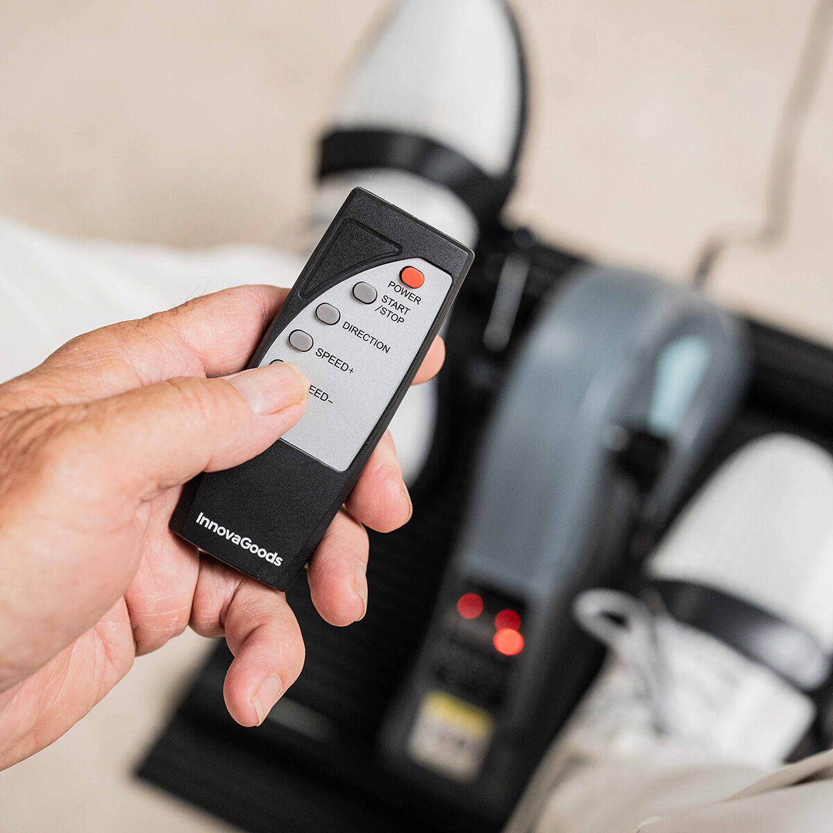 Pedalier Electric Asistat pentru Brațe și Picioare cu Saltea și Telecomandă Velora 3000 InnovaGoods