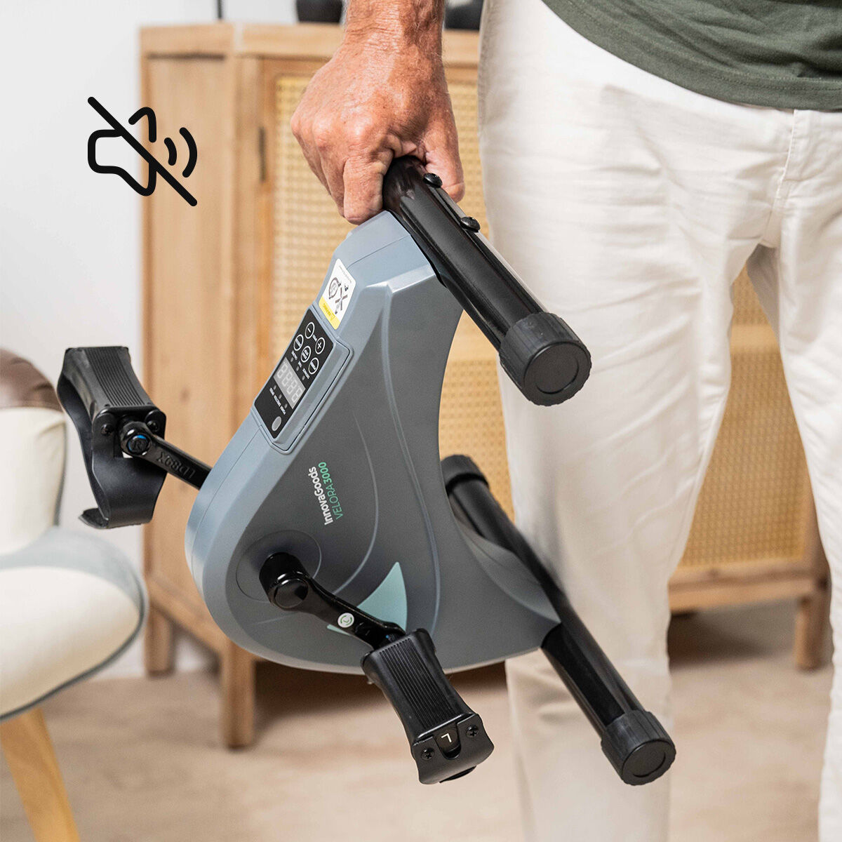 Pedalier Electric Asistat pentru Brațe și Picioare cu Saltea și Telecomandă Velora 3000 InnovaGoods