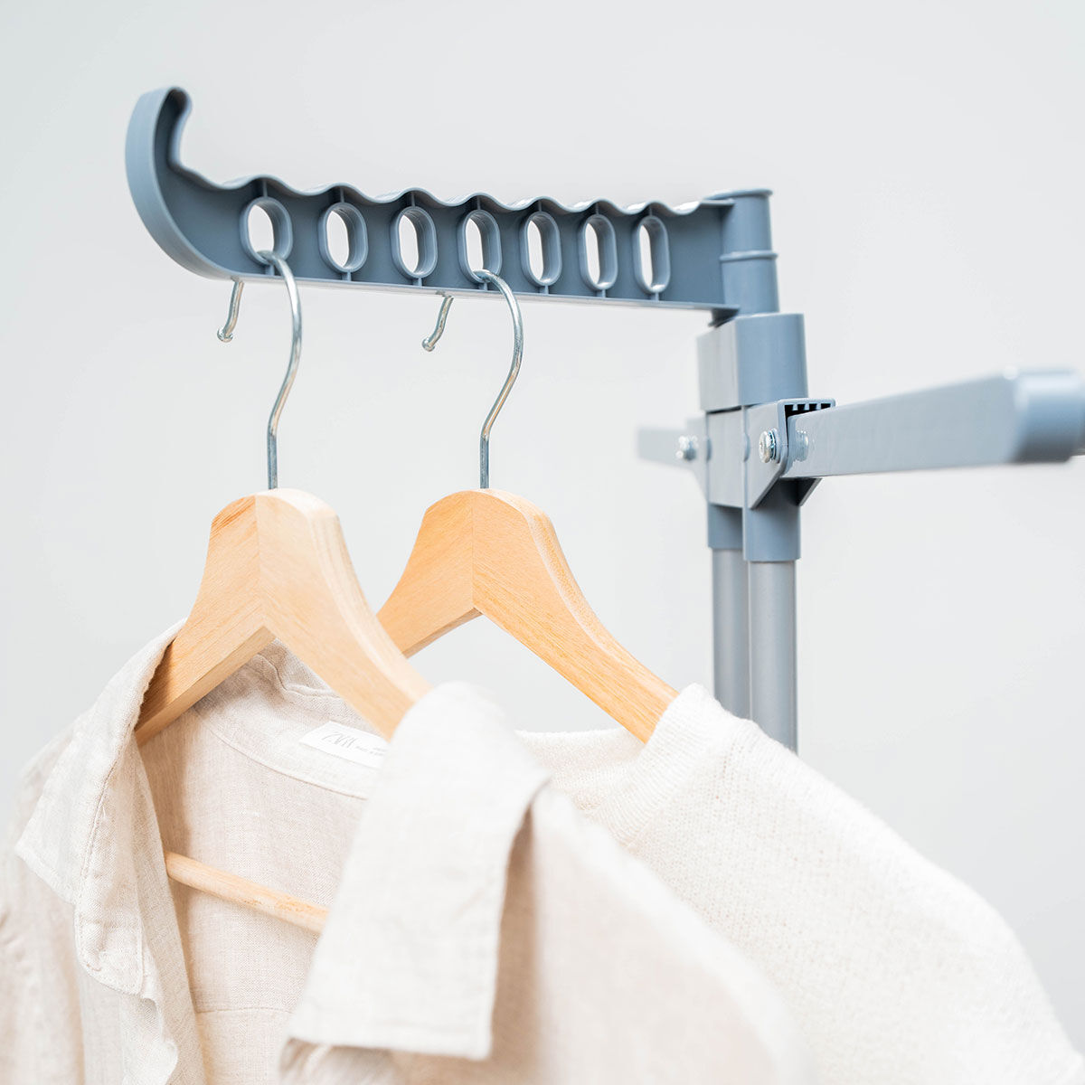 Uscător de rufe pliabil vertical extensibil cu roți Dolver XL InnovaGoods 30 Bare