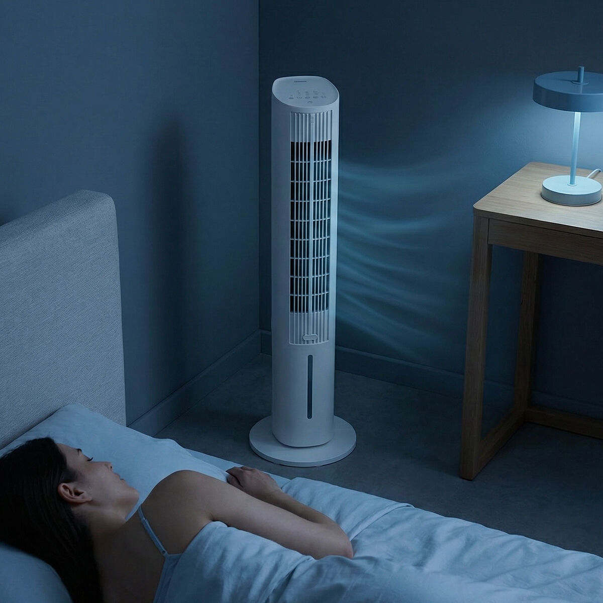 Climatizator Evaporativ Portabil Tip Turn Multifuncțional cu Telecomandă Hushly InnovaGoods