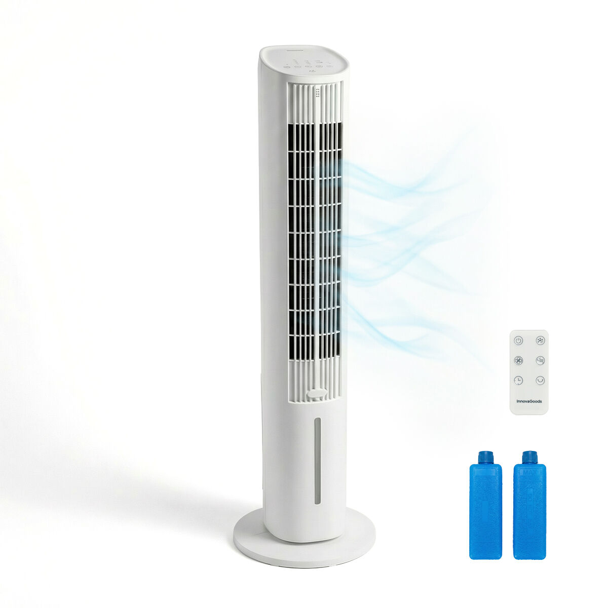 Climatizator Evaporativ Portabil Tip Turn Multifuncțional cu Telecomandă Hushly InnovaGoods