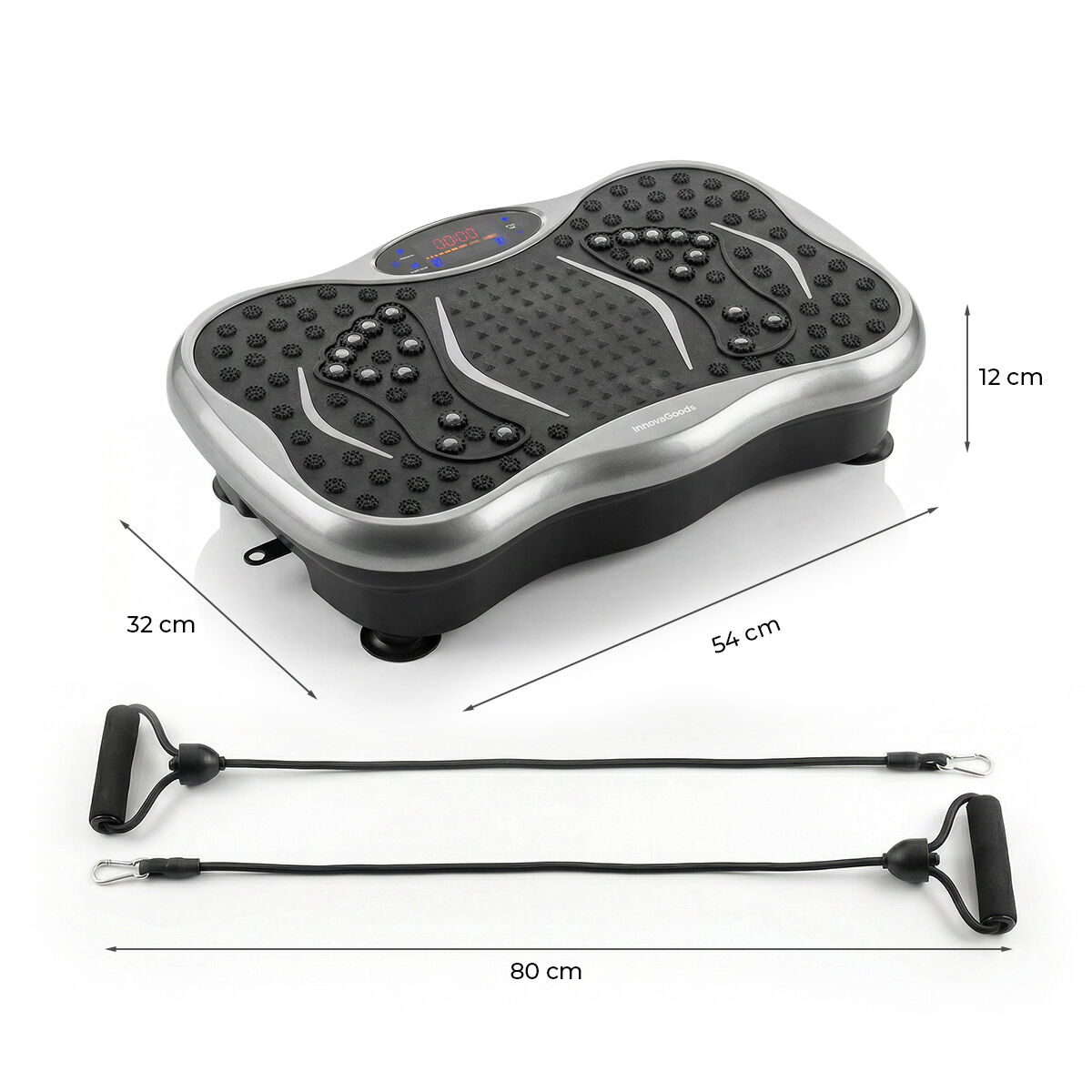 Platformă Vibratoare cu Difuzor, Benzi de Rezistență și Telecomandă Vivflow InnovaGoods