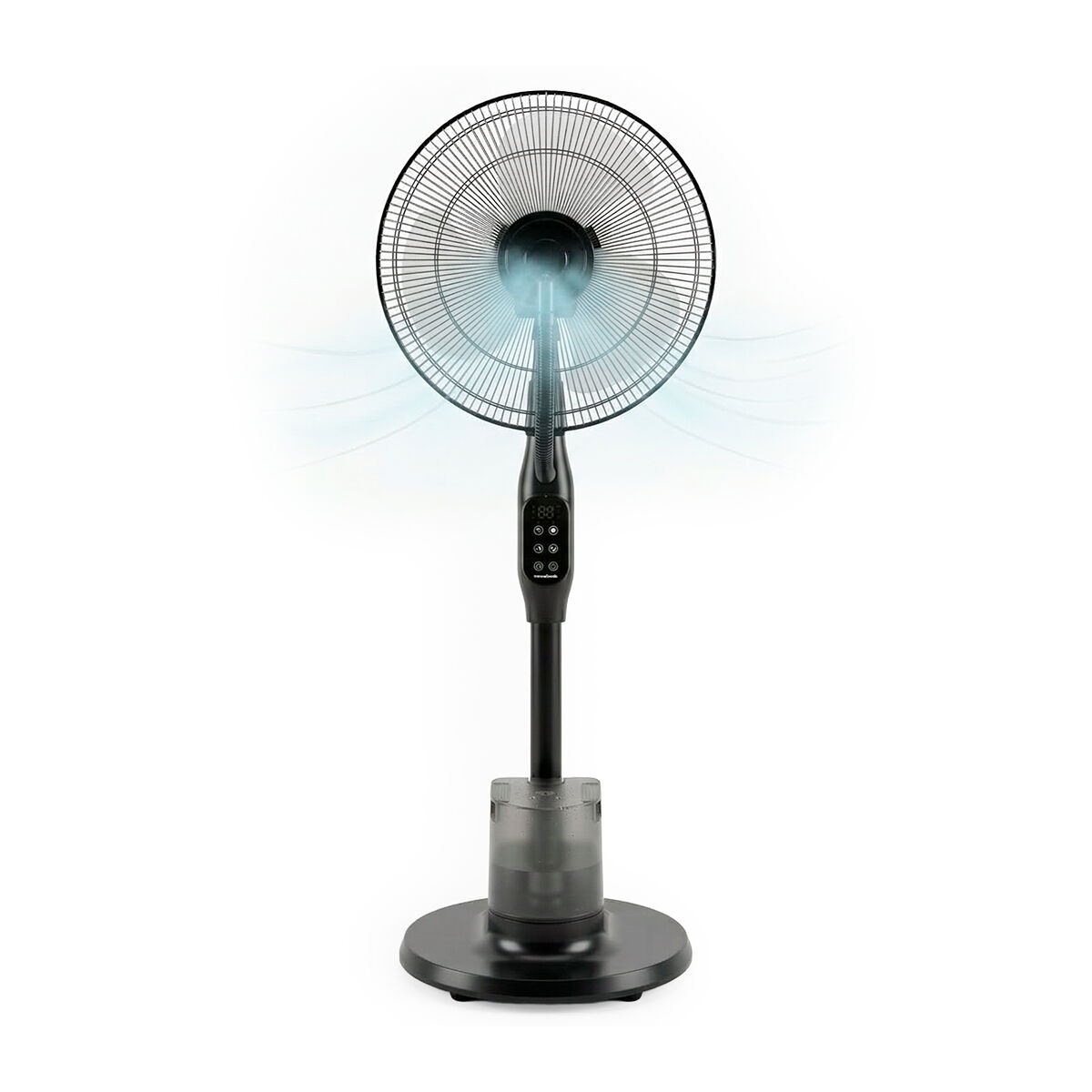 Ventilator nebulizator cu picior, cu telecomandă Sprair InnovaGoods