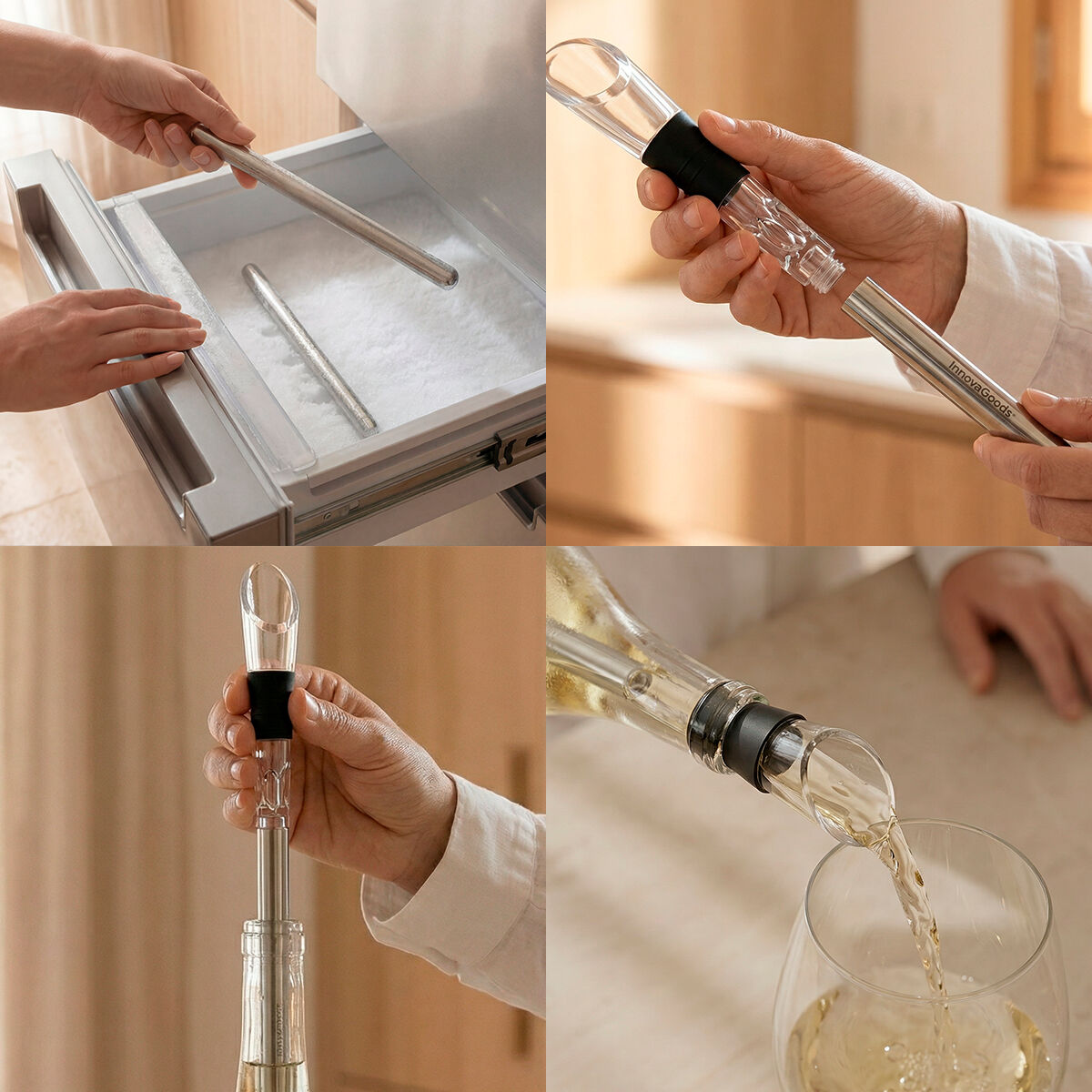 Set de Accesorii pentru Vin Chillour InnovaGoods 7 Piese