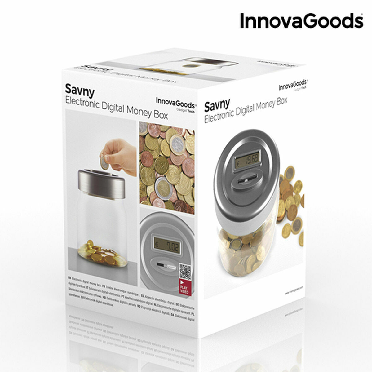 Pușculiță Digitală Savny InnovaGoods IG811648 ABS Plastic (Recondiționate B)