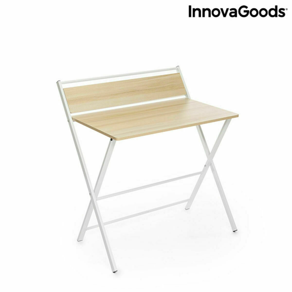 Birou pliabil cu raft InnovaGoods Tablezy Lemn (Recondiționate B)