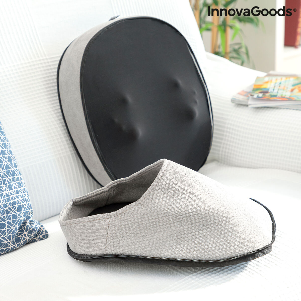 Aparat de Masaj Termic Shiatsu 2-în-1 InnovaGoods Futsa (Recondiționate A)