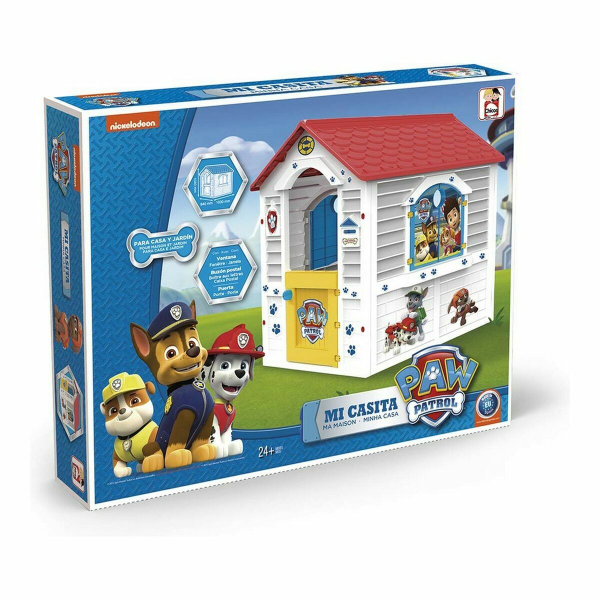 Casă pentru Copii de Joacă Chicos Paw Patrol (104 x 103 x 84 cm) (Recondiționate A)