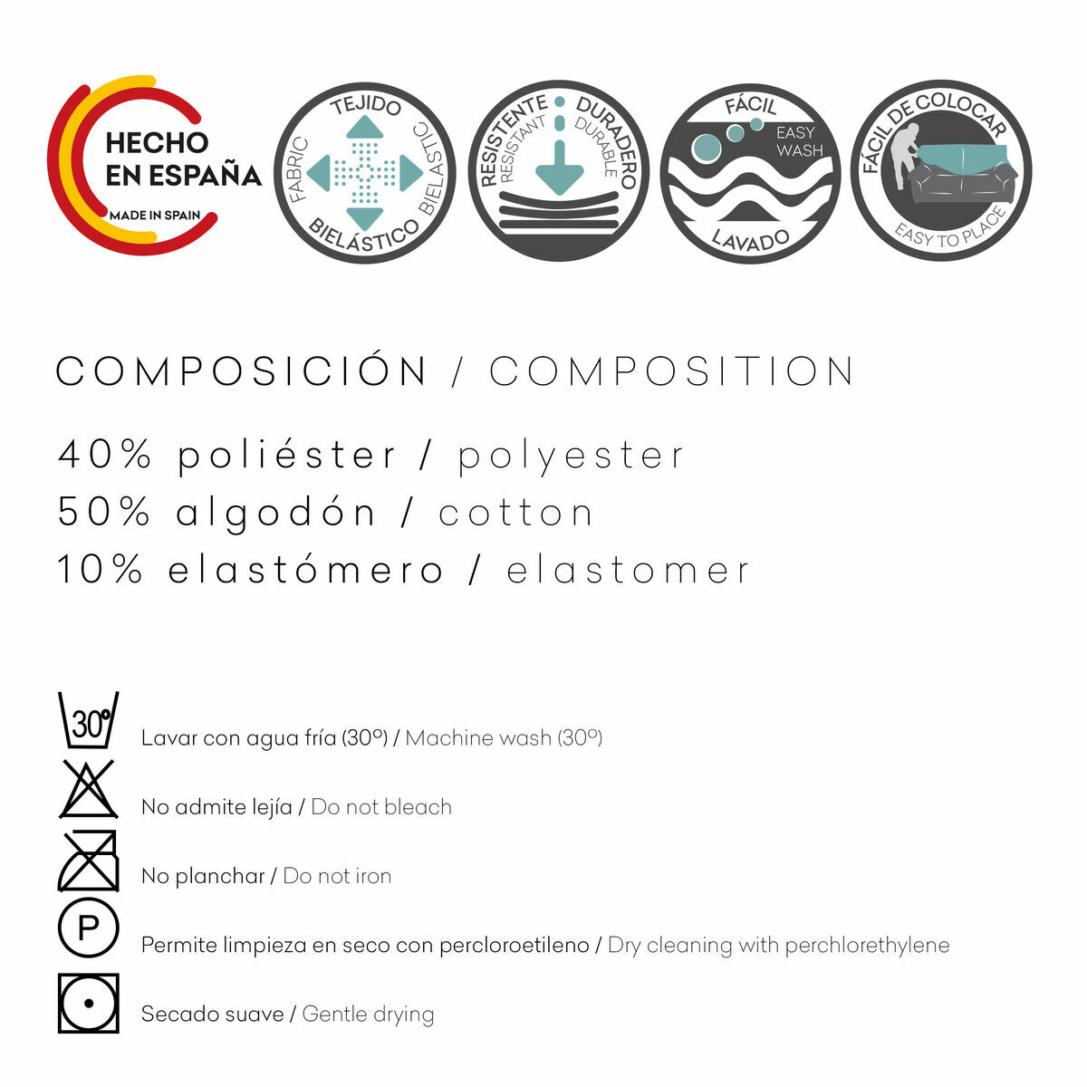 Husă pentru canapea Eysa JAZ (Recondiționate B)