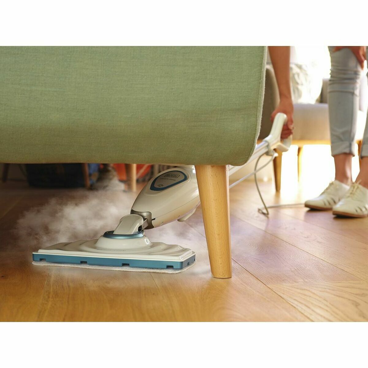 Mop cu Abur Black & Decker 1300 W (Recondiționate A)