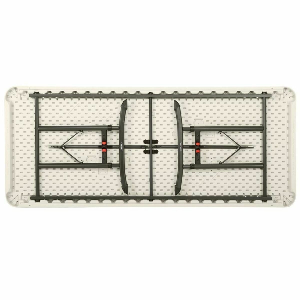 Masă Pliabilă Lifetime Alb Oțel Dreptunghiular (Recondiționate C)