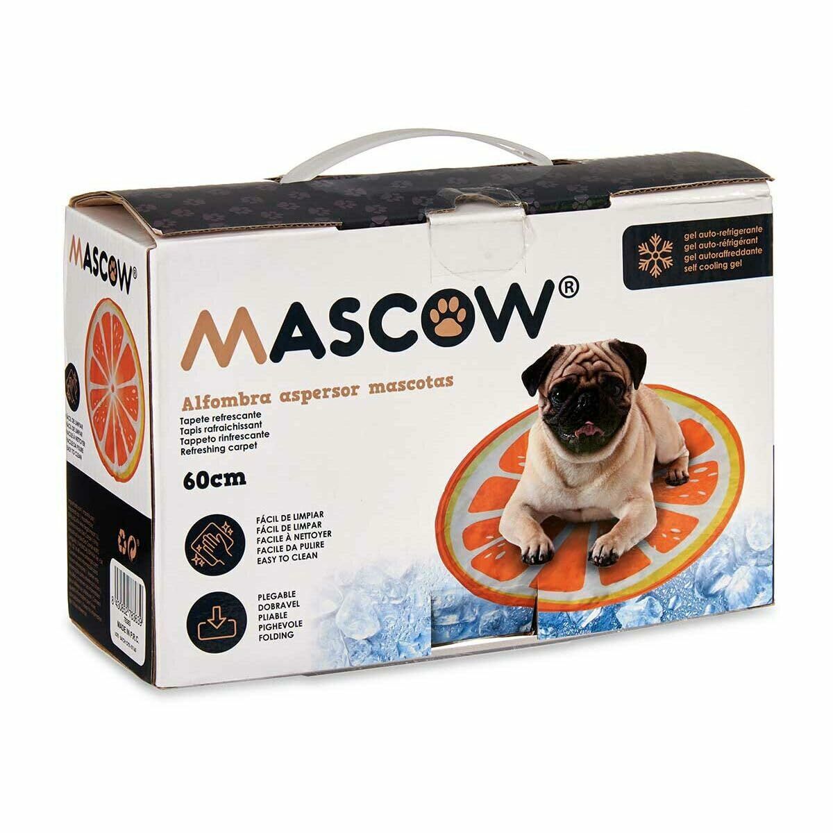 Pătură Refrigerantă pentru Animale de Companie Mascow TOY88521 Portocaliu (Recondiționate A)