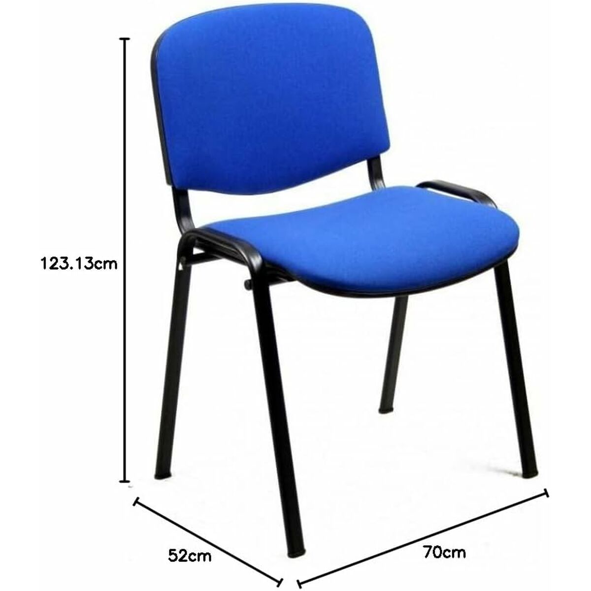 Scaun de Birou Unisit Dado S Albastru Negru (Recondiționate B)
