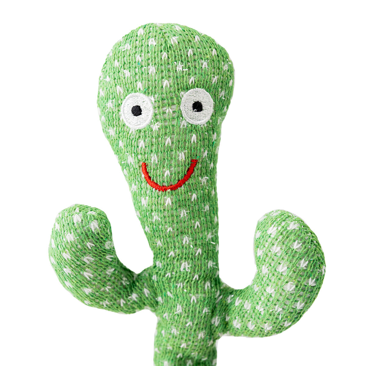 Cactus dansator și vorbitor reîncărcabil cu muzică și LED-uri multicolore Cacxi InnovaGoods Verde (Recondiționate A)