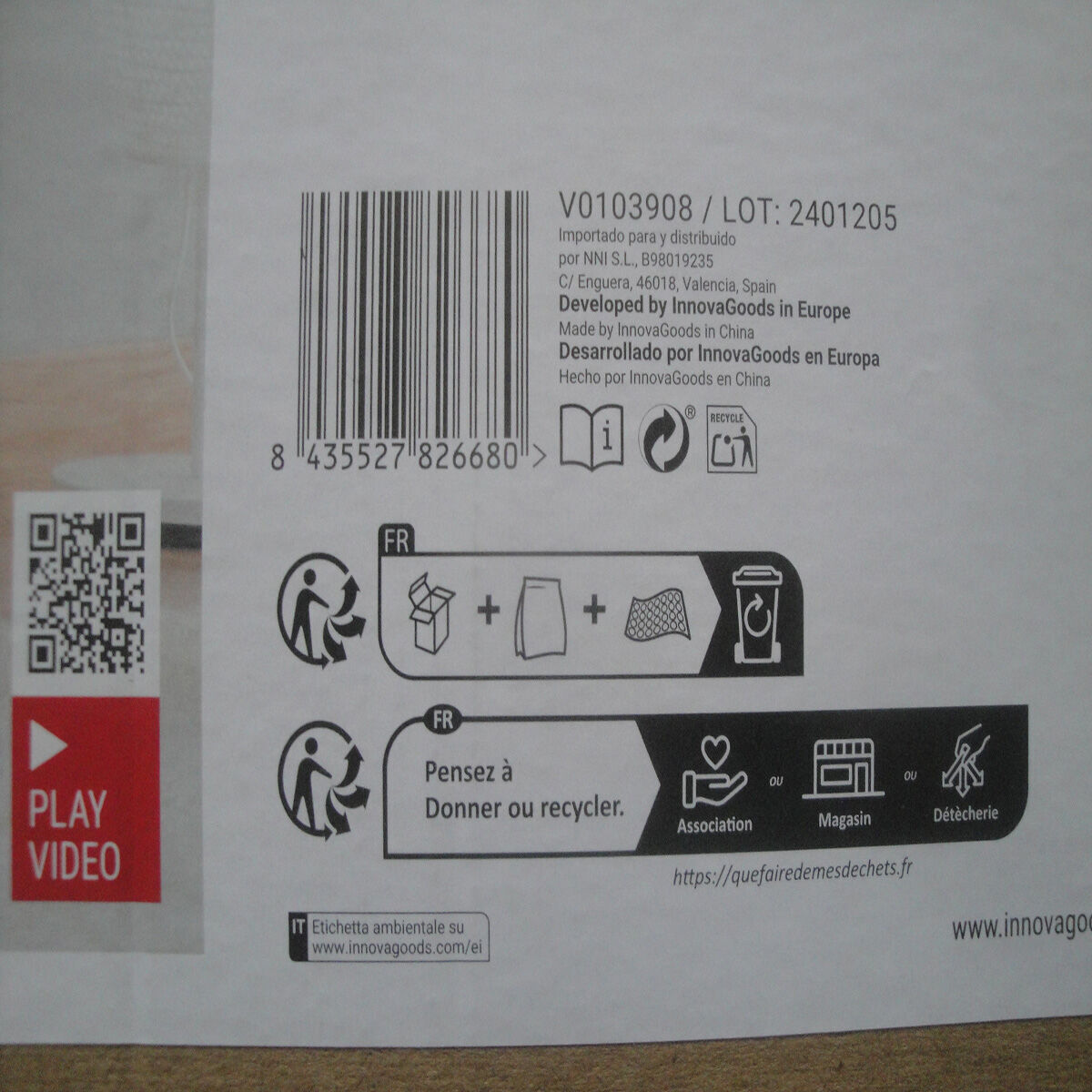 Raft modular portabil pentru încălțăminte InnovaGoods Gri (Recondiționate A)