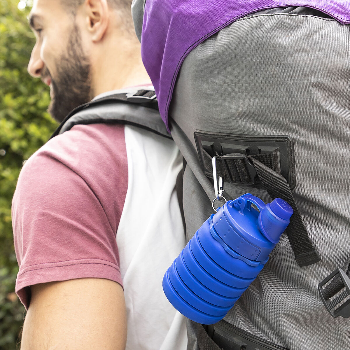 Sticlă pliabilă din silicon Bentle InnovaGoods polipropilenă Plastic 500 ml (Recondiționate B)