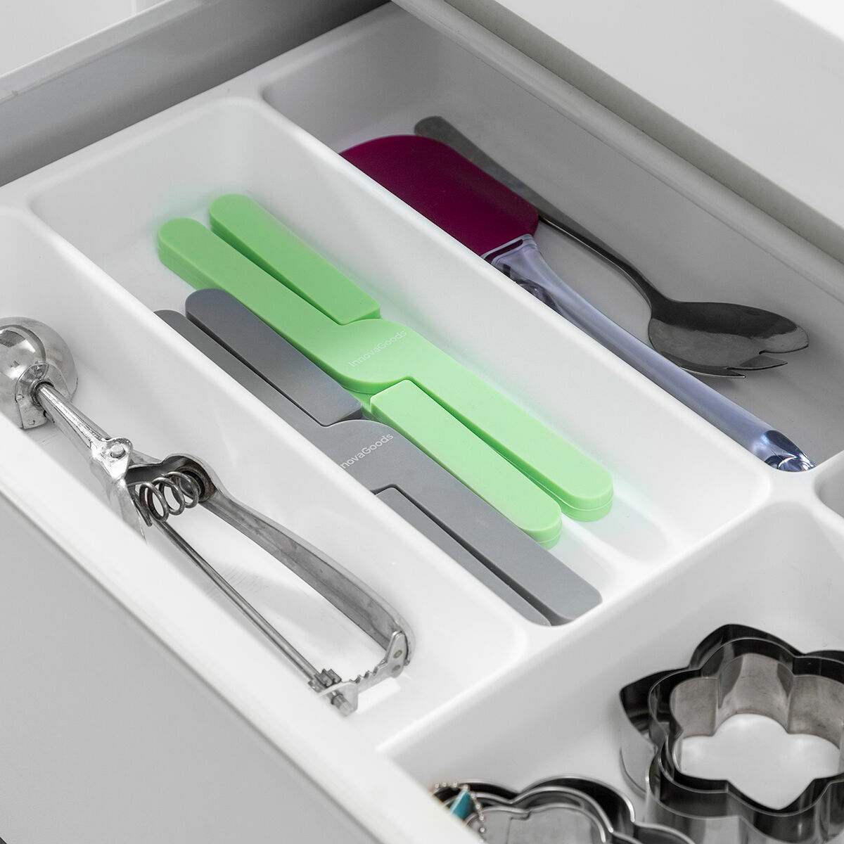 Suporturi pentru platouri individuale pliabile din silicon Folvet InnovaGoods Silicon 2 Unități (Recondiționate B)