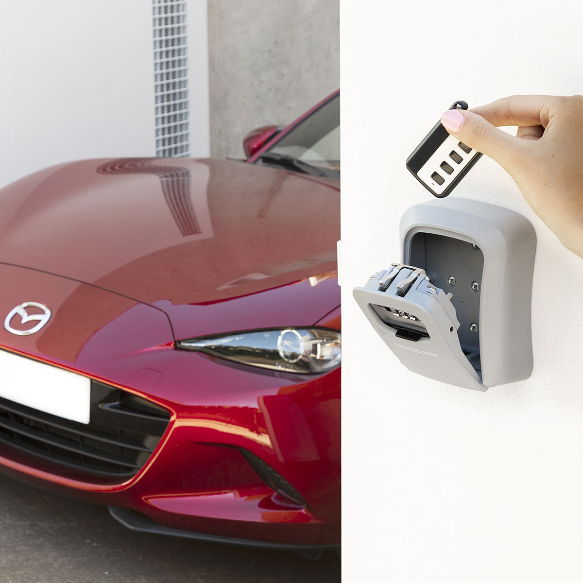 Seif pentru chei LorK InnovaGoods Gri (Recondiționate B)