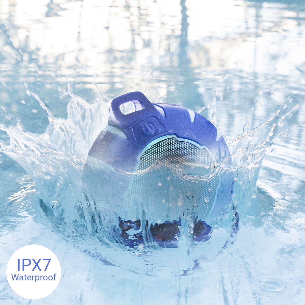 Difuzor plutitor fără fir cu LED Floaker InnovaGoods Albastru Negru (Recondiționate B)