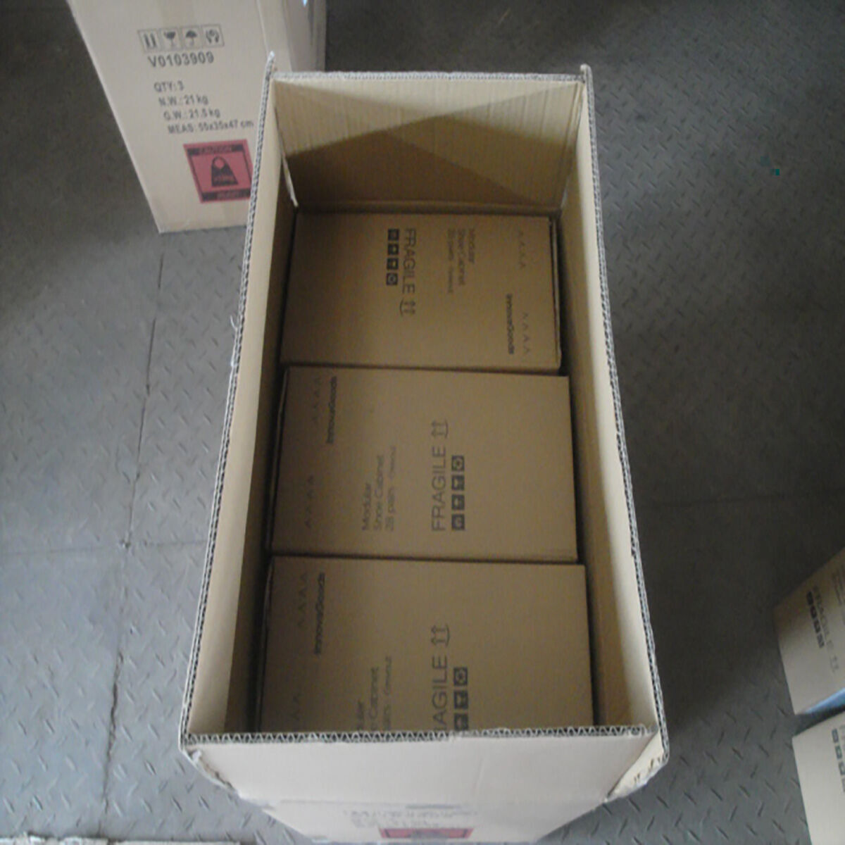 Pantofar InnovaGoods Gri Lemn Plastic (Recondiționate C)