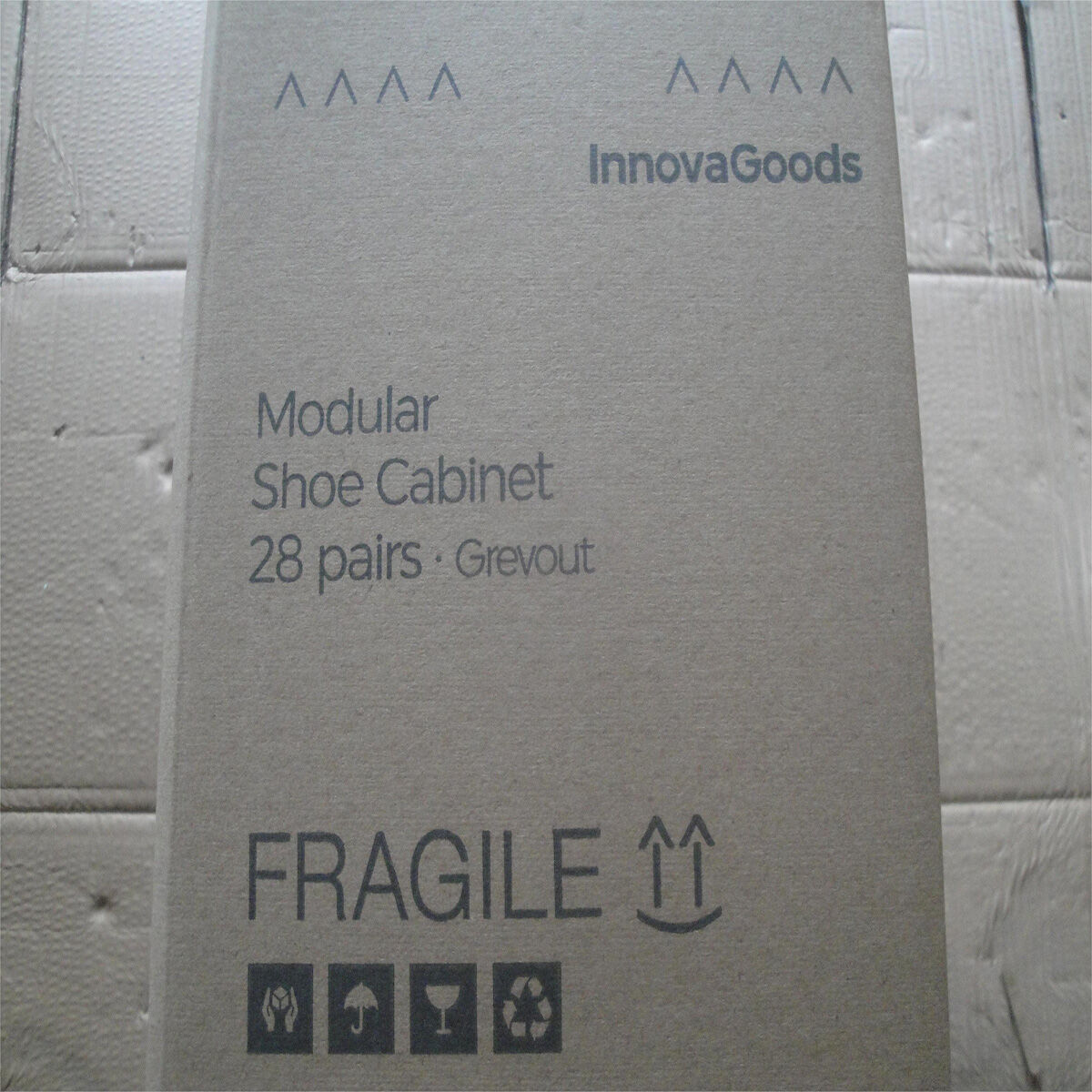 Pantofar InnovaGoods Gri Lemn Plastic (Recondiționate C)