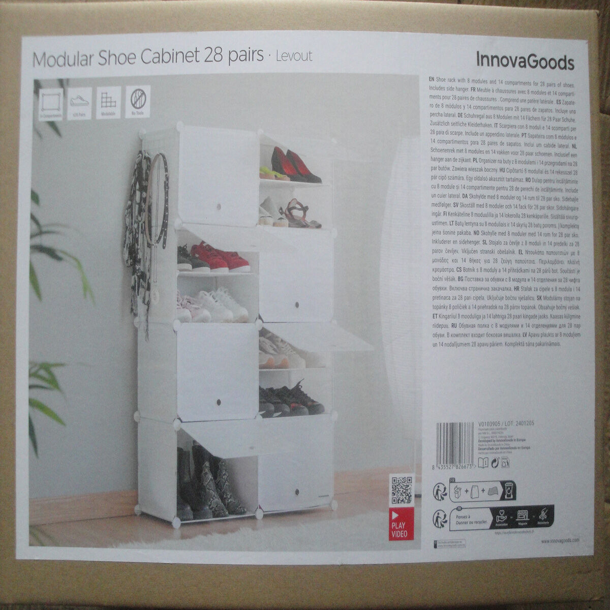 Pantofar InnovaGoods Alb Metal Plastic (Recondiționate B)