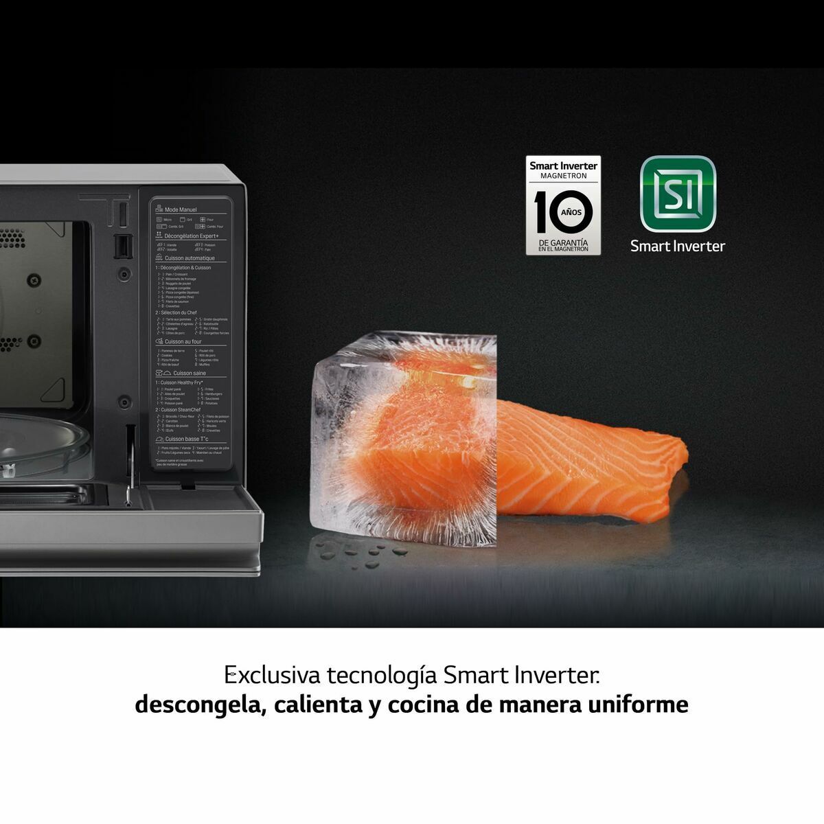 Cuptor cu microunde LG MJ3965ACS (Recondiționate B)