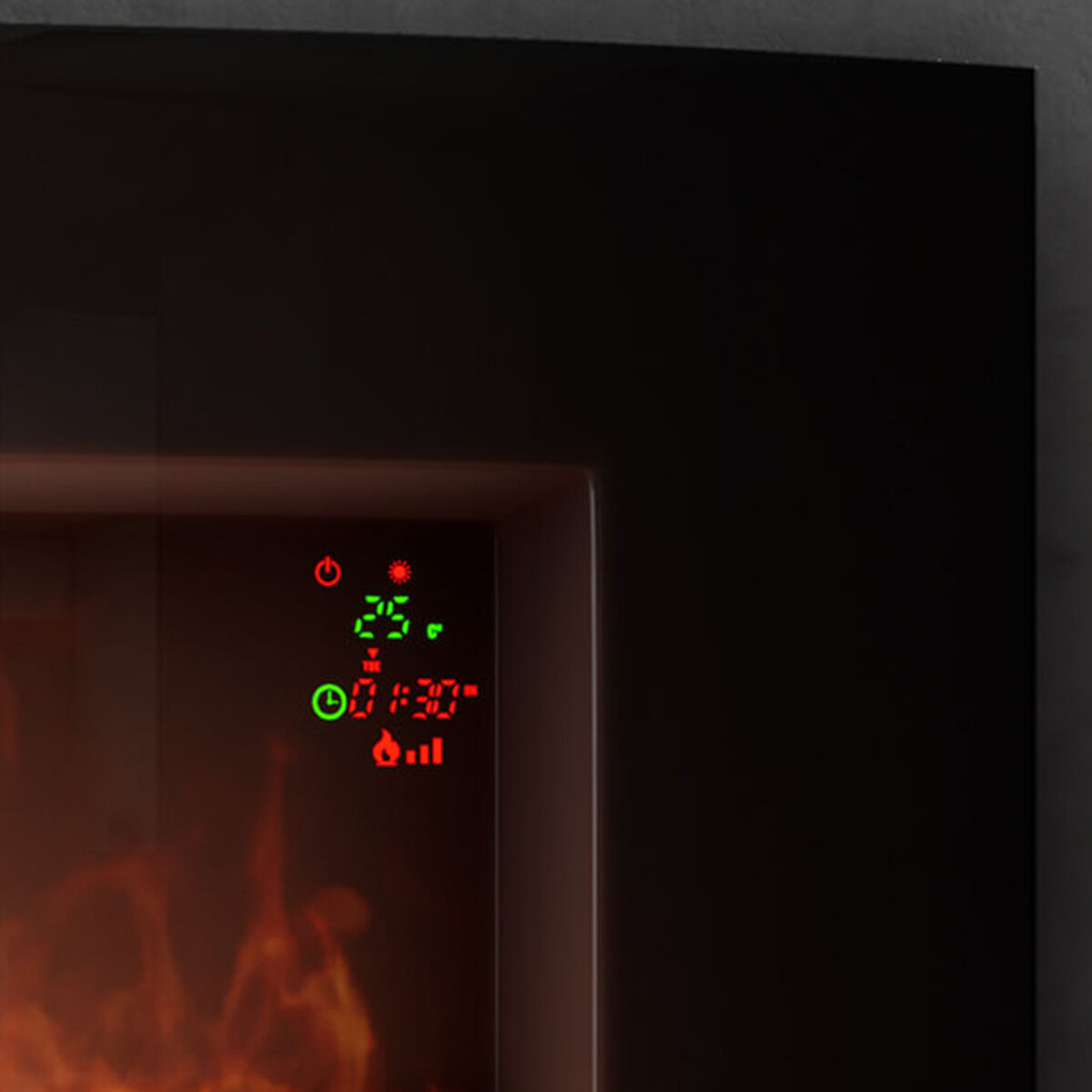 Șemineu electric decorativ de perete Cecotec Warm 2200 Curved Flames (Recondiționate A)