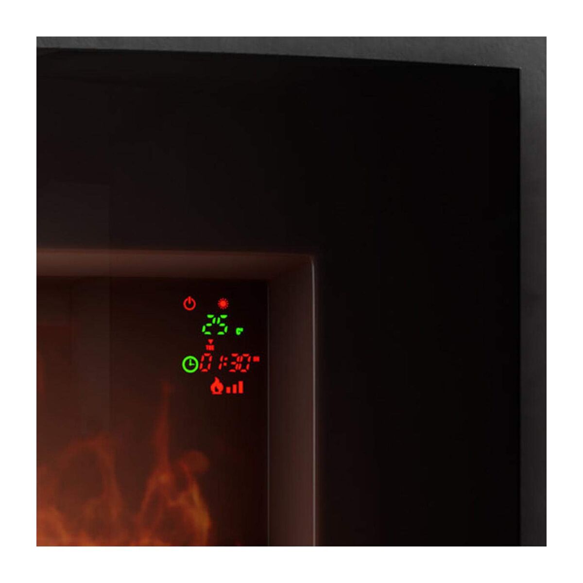 Șemineu electric decorativ de perete Cecotec Warm 2200 Curved Flames (Recondiționate A)